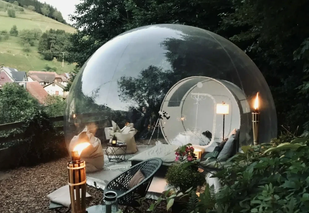 outdoor bubble tent