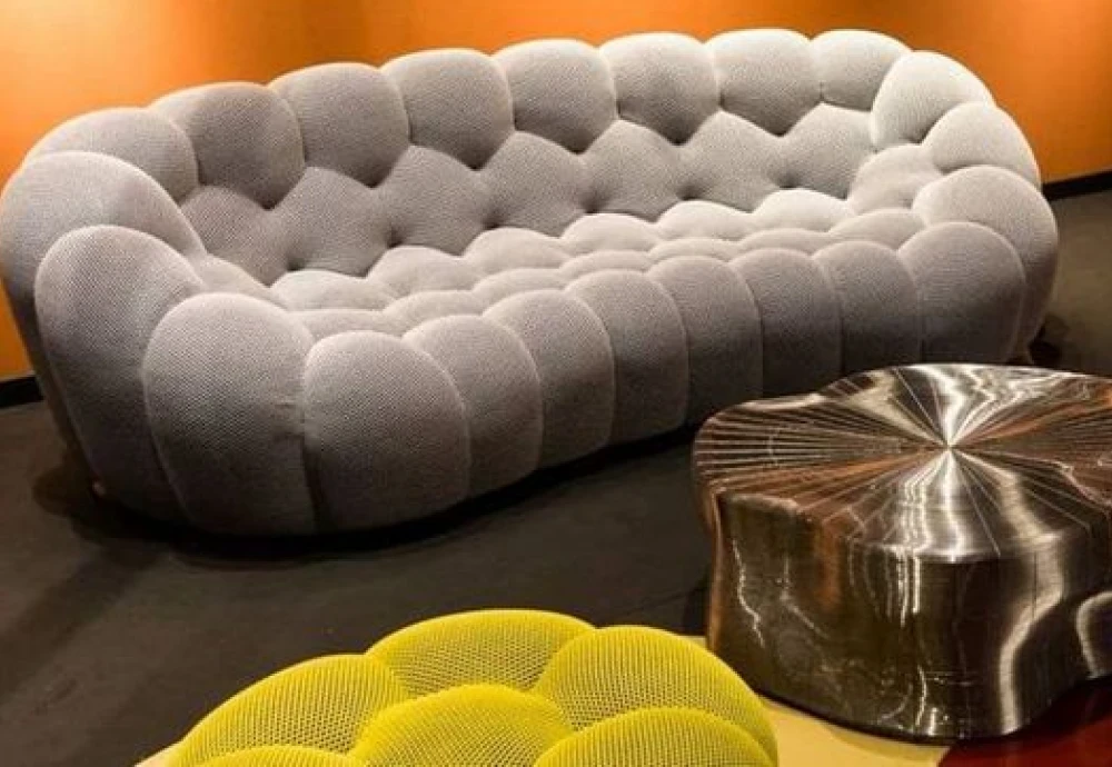 bubble blue sofa