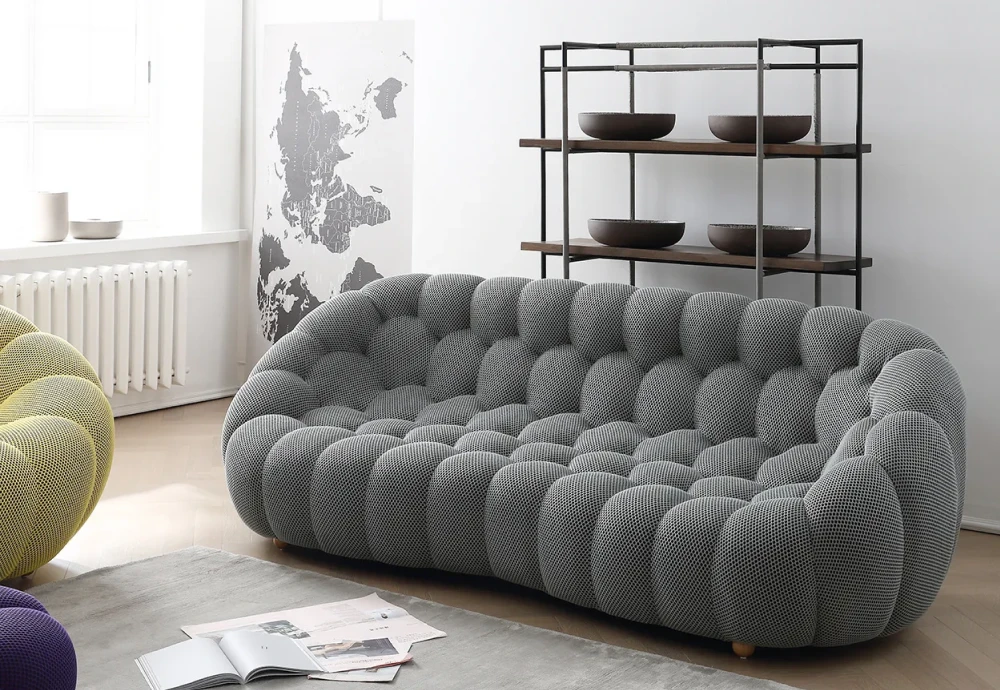 bubble blue sofa